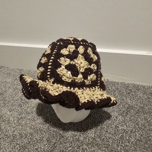 Crochet Granny Square Hat
